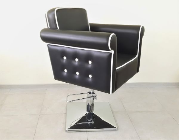 Парикмахерское кресло Art Deco гидравлика квадрат.