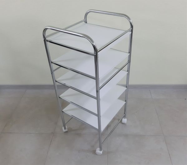 Тележка косметологическая Mebel Studio ТК-14 белая