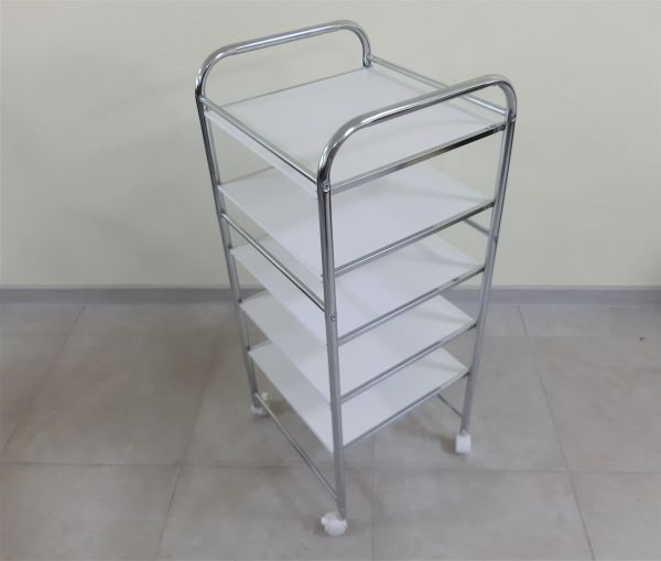 Тележка косметологическая Mebel Studio ТК-14 белая