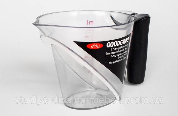 Мерный стакан парикмахерский прозрачный GOODGRIPS 250 мл.