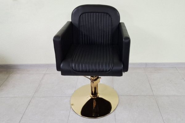 Перукарське крісло Vivaldi Gold гідравліка випуклий диск