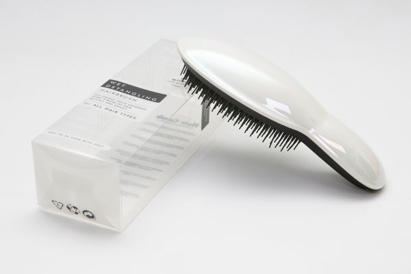 Професійний гребінець для волосся Tangle Teezer Pearl (перламутровий) з ручкою.