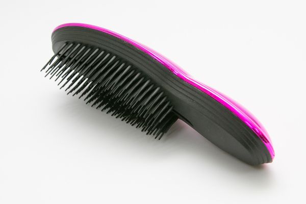 Професійний гребінець для волосся Tangle Teezer Fuchia Shiny (фуксія) з ручкою.
