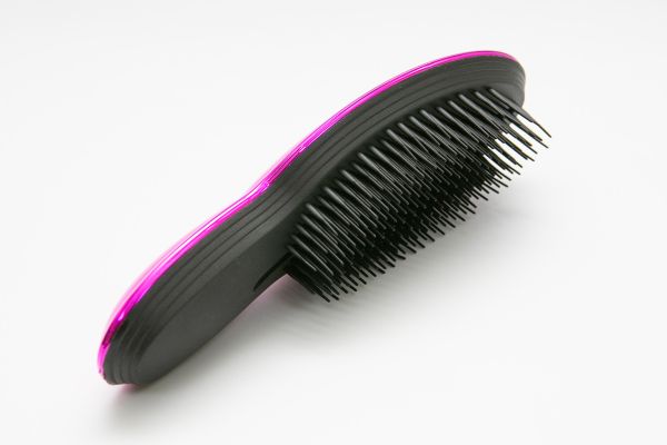 Професійний гребінець для волосся Tangle Teezer Fuchia Shiny (фуксія) з ручкою.
