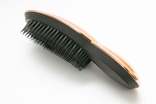 Професійний гребінець для волосся Tangle Teezer Bronze Shiny (Бронзовий) з ручкою.