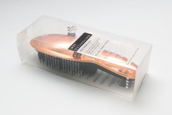 Професійний гребінець для волосся Tangle Teezer Bronze Shiny (Бронзовий) з ручкою.