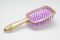Щітка для волосся Superbrush Plus HolloW Comb Еліт фольгована з блискітками з фіолетовим