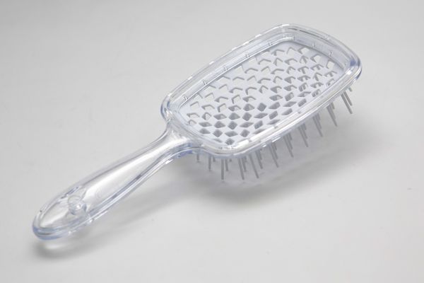 Щітка для волосся Superbrush Plus HolloW Comb прозорий з білим.